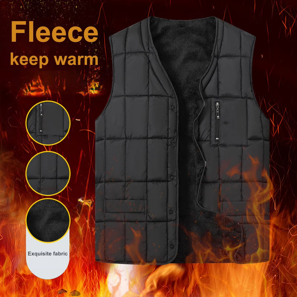 Gilet Imbottito da Uomo con Scollo a V — foto 7