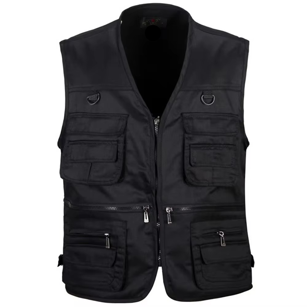 Gilet Leggero da Uomo Multitasche per Escursioni