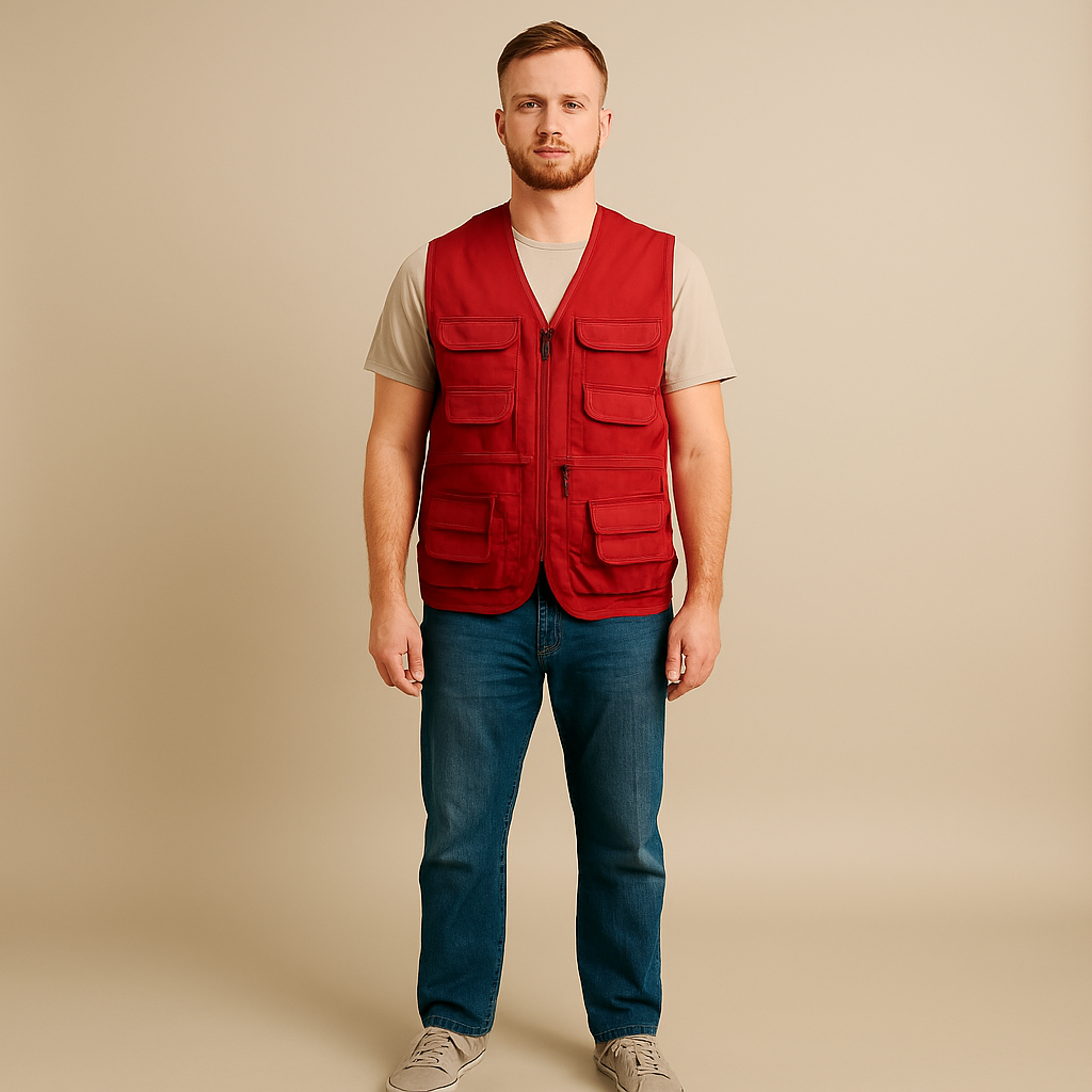 Gilet Leggero da Uomo Multitasche per Escursioni — foto 7
