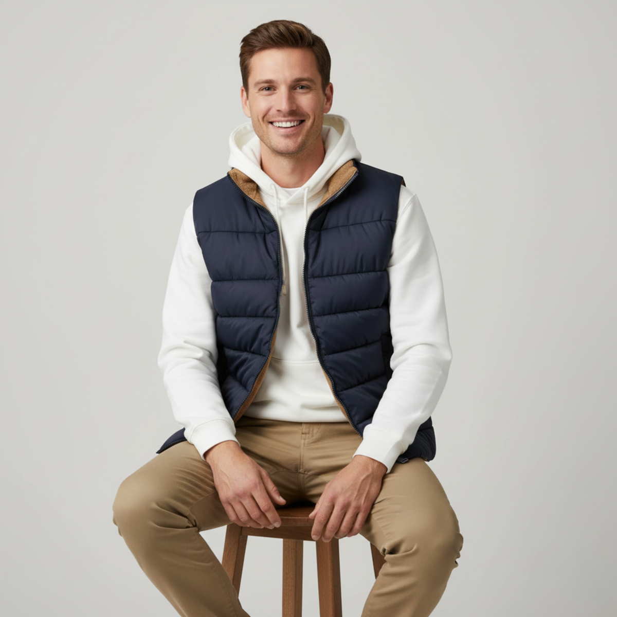 Gilet Multitasche da Uomo in Pile per Outdoor — foto 5