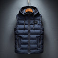 Gilet Trapuntato da Uomo con Cappuccio Regolabile