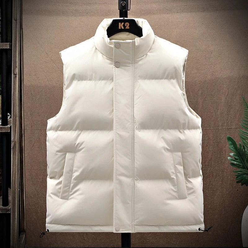 Gilet Trapuntato da Uomo Imbottito con Tasche