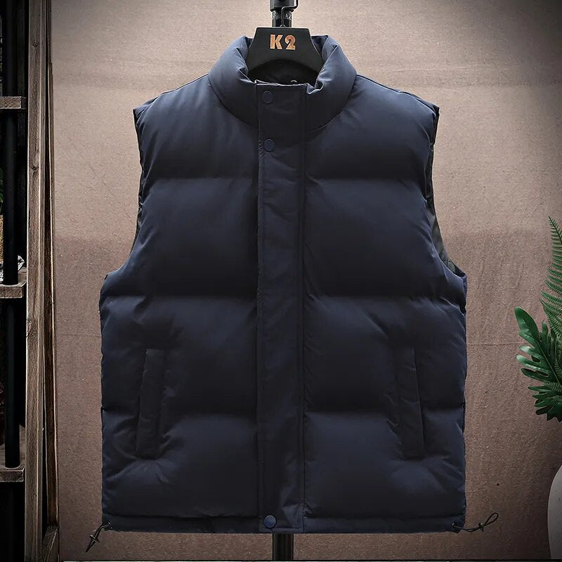 Gilet Trapuntato da Uomo Imbottito con Tasche — foto 2