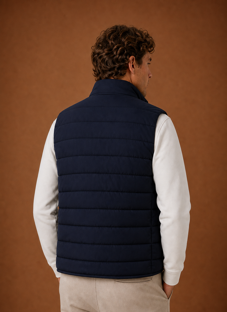 Gilet Trapuntato da Uomo Leggero Smanicato — foto 10