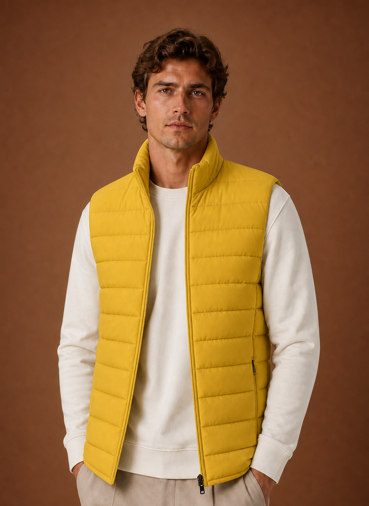 Gilet Trapuntato da Uomo Leggero Smanicato — foto 13