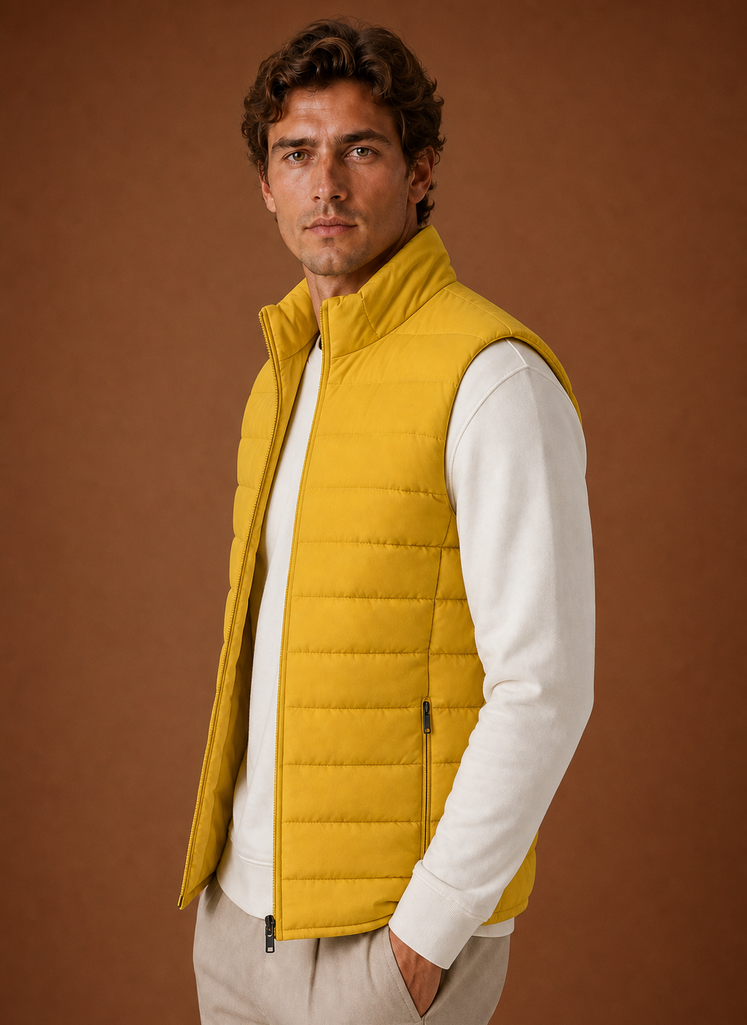 Gilet Trapuntato da Uomo Leggero Smanicato — foto 14