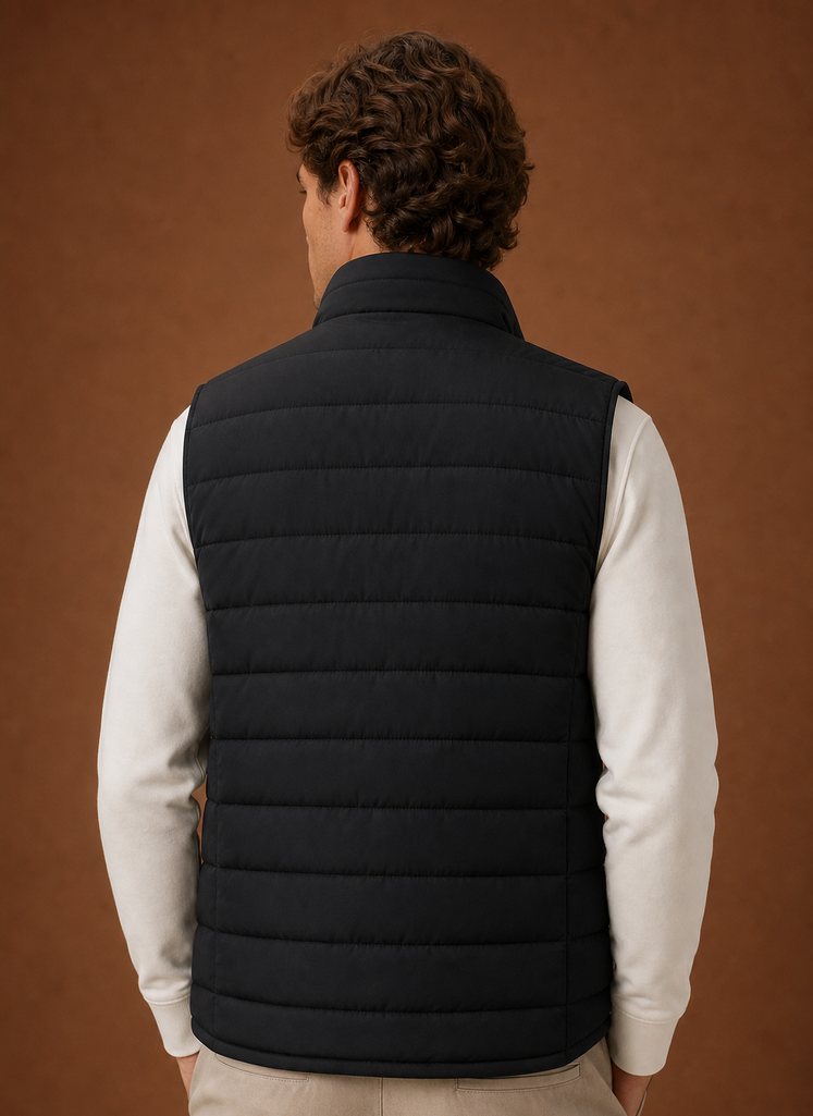 Gilet Trapuntato da Uomo Leggero Smanicato — foto 3