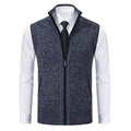 Gilet da Uomo in Tweed con Zip Intera