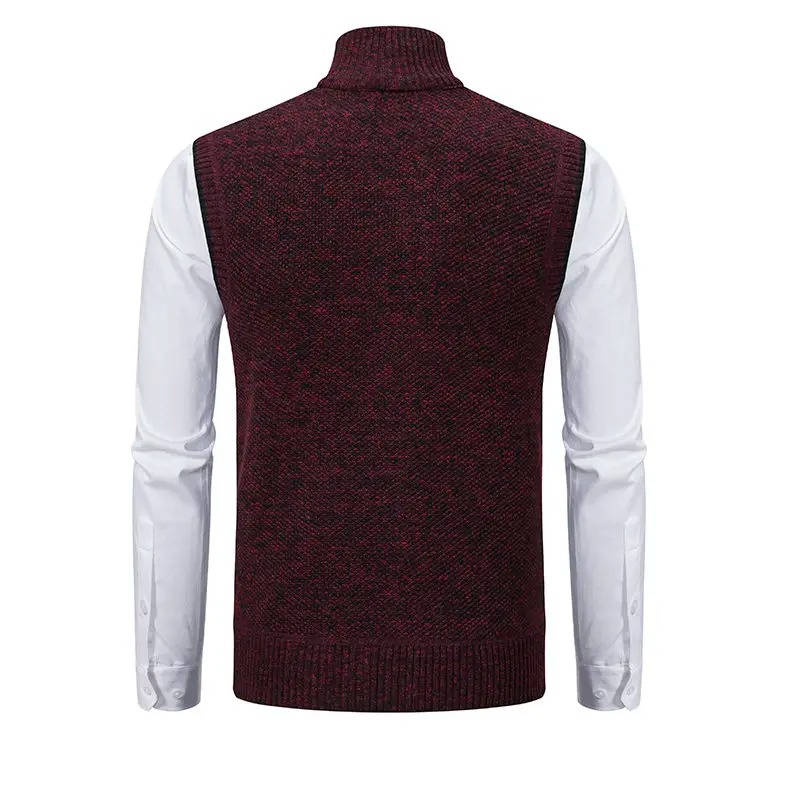 Gilet da Uomo in Tweed con Zip Intera — foto 15