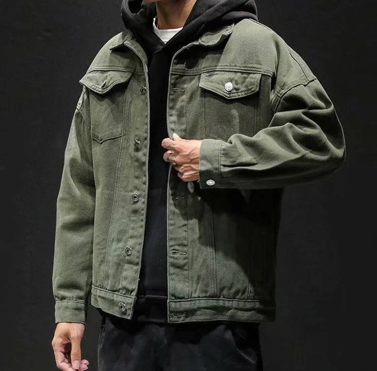 Giubbotto di Jeans da Uomo con Quattro Tasche — foto 2
