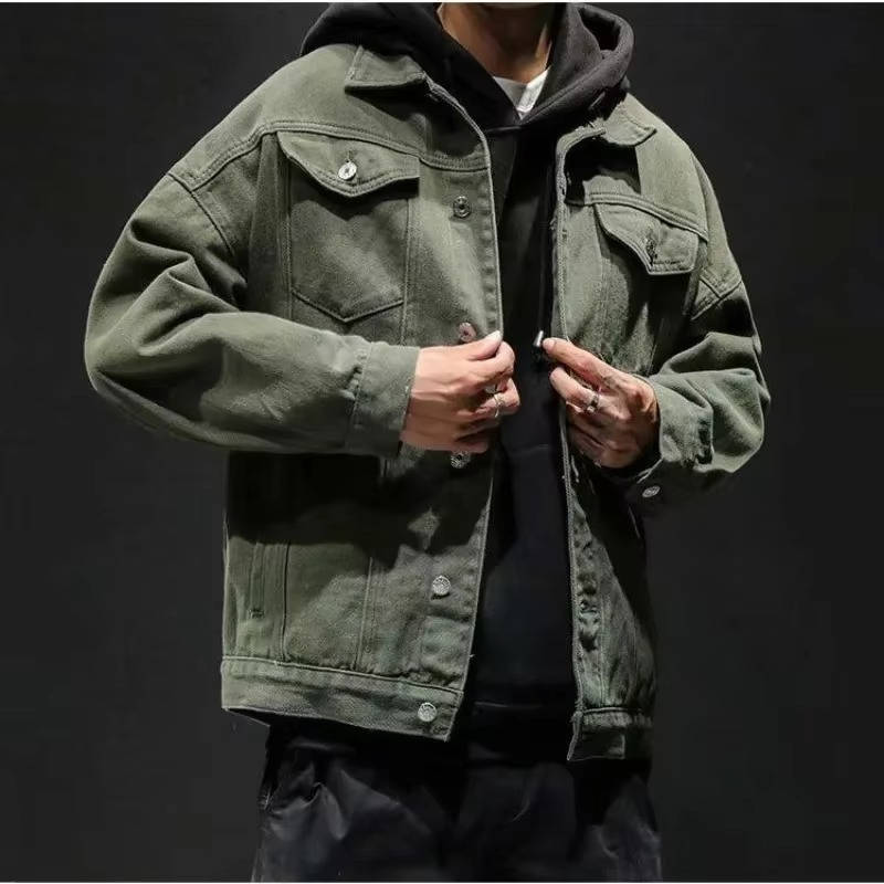 Giubbotto di Jeans da Uomo con Quattro Tasche — foto 5