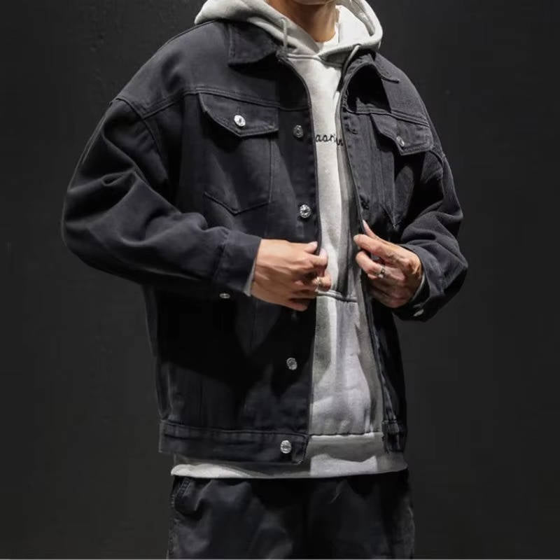 Giubbotto di Jeans da Uomo con Quattro Tasche — foto 7