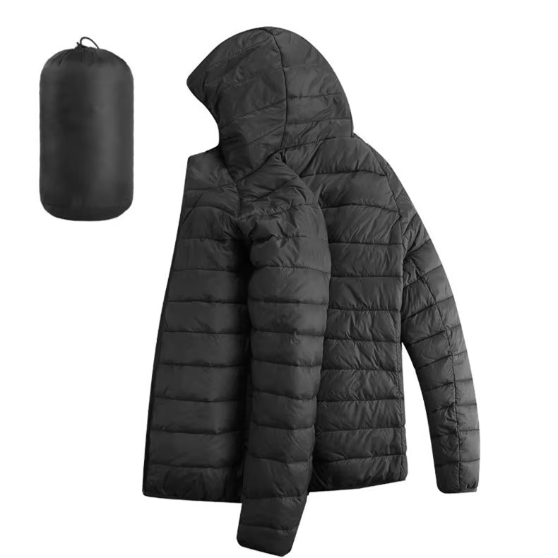 Giubbotto Leggero da Uomo con Cappuccio e Tasche Zip — foto 8
