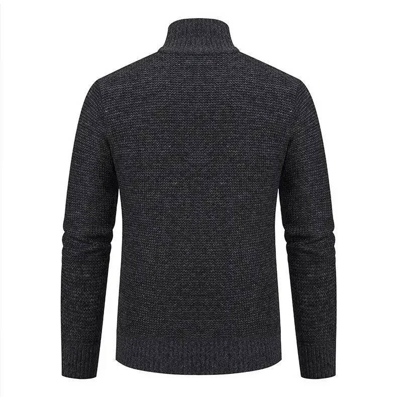 Giubbotto Trapuntato da Uomo in Maglia con Zip — foto 3
