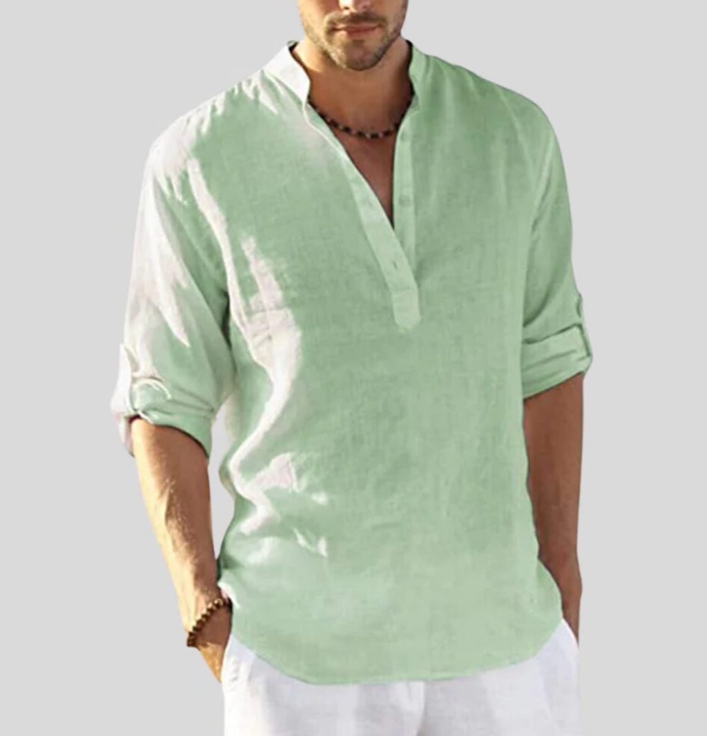 Henley da Uomo a Maniche Lunghe Comoda — foto 9