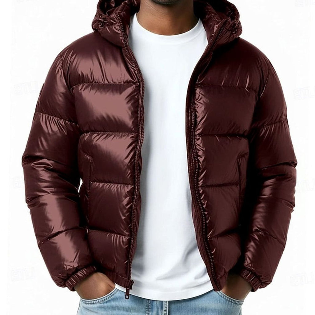 Piumino Trapuntato da Uomo Zip e Cappuccio — foto 2