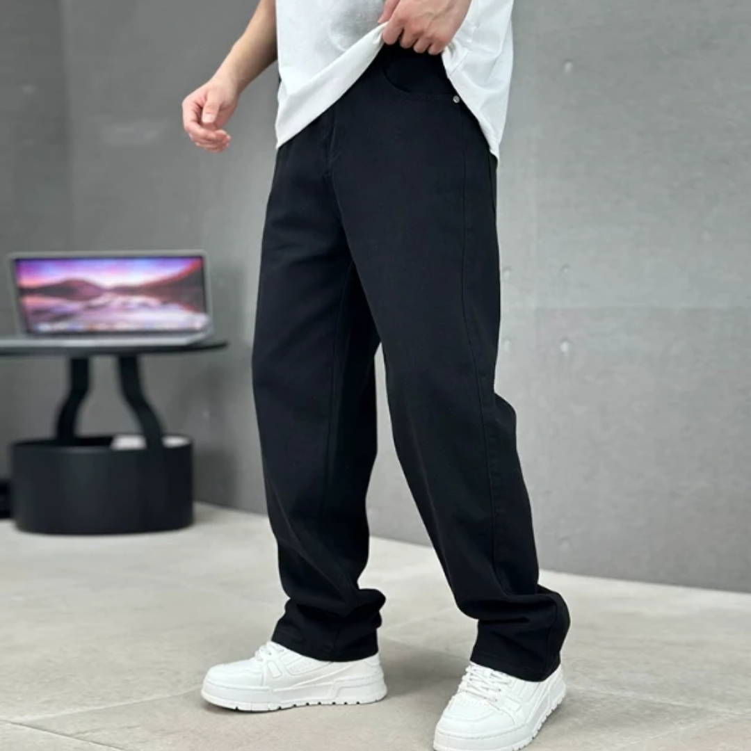 Jeans Dritti da Uomo con Cinque Tasche — foto 2
