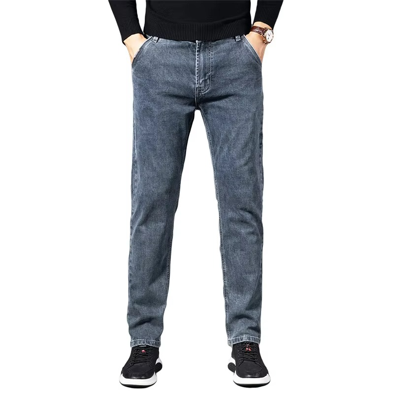 Jeans Dritti da Uomo in Denim Elasticizzato — foto 4
