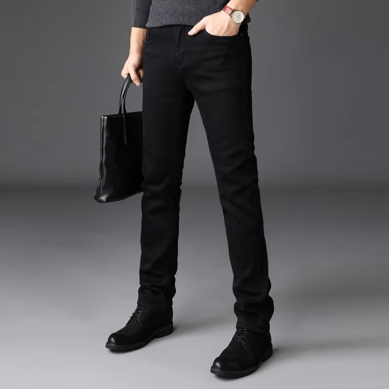 Jeans Dritti da Uomo in Denim Elasticizzato — foto 5