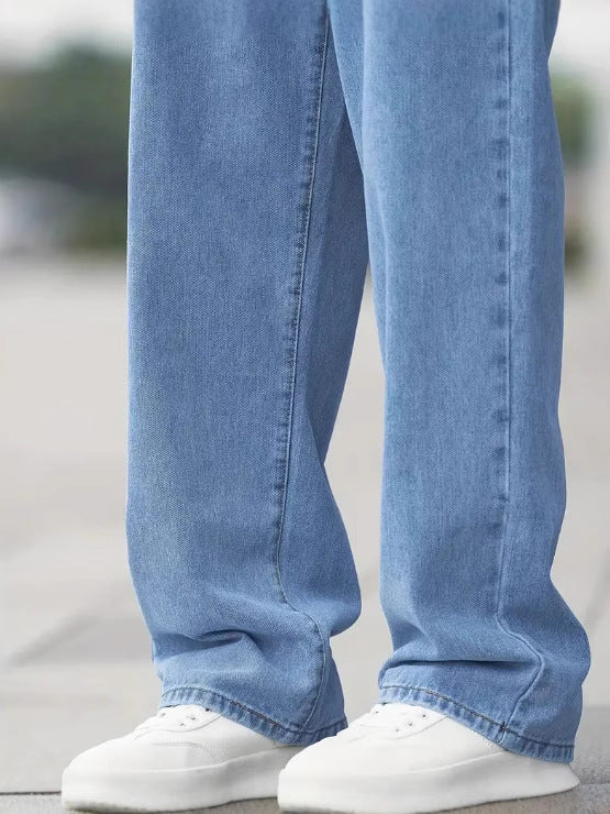 Jeans Dritti da Uomo con Tasche Oblique — foto 5