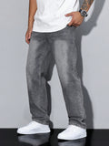 Jeans Dritti da Uomo Vestibilita Comoda