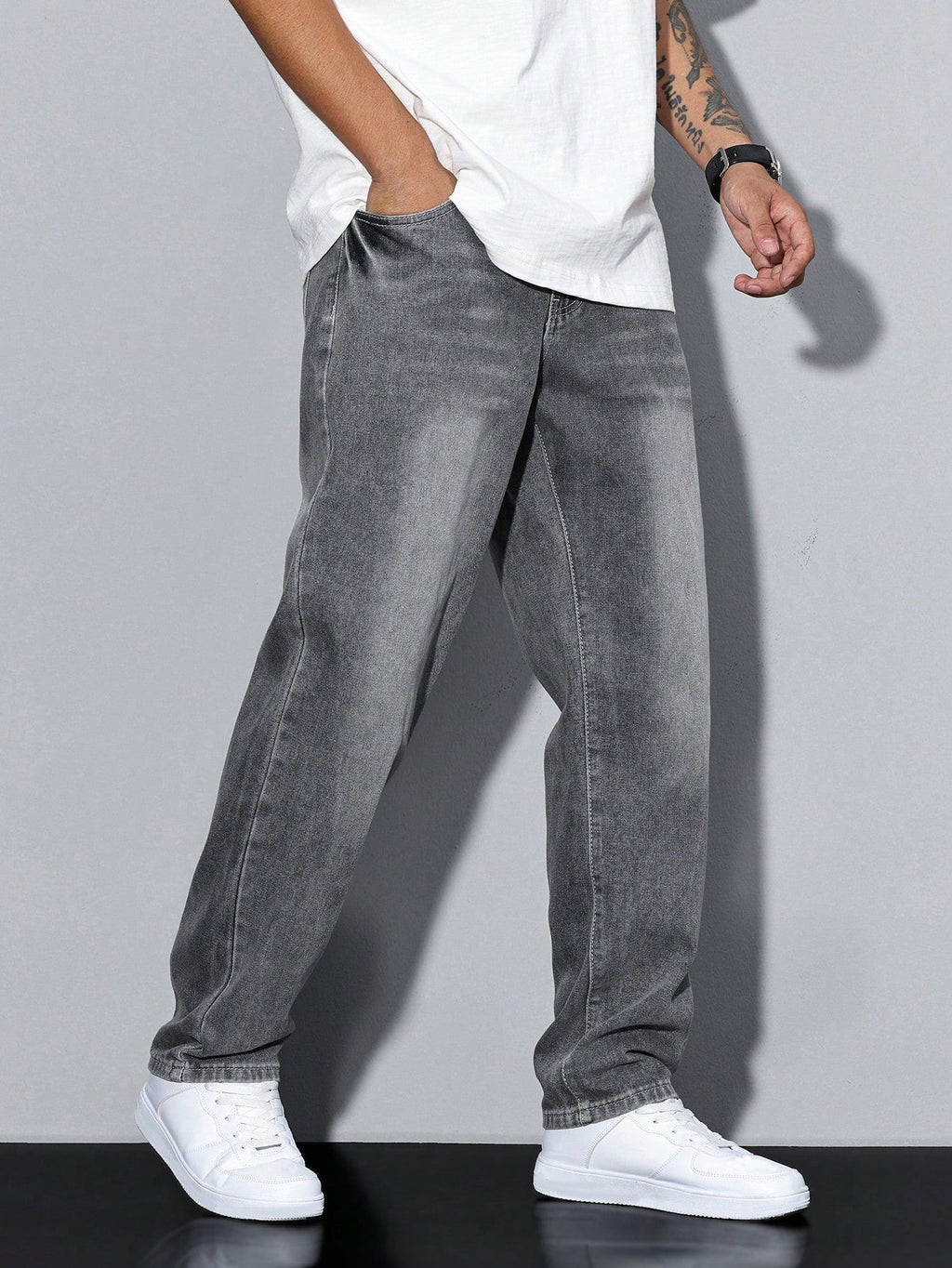 Jeans Dritti da Uomo Vestibilita Comoda — foto 3