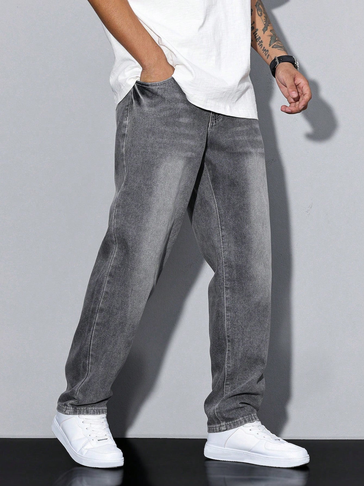 Jeans Dritti da Uomo Vestibilita Comoda — foto 3