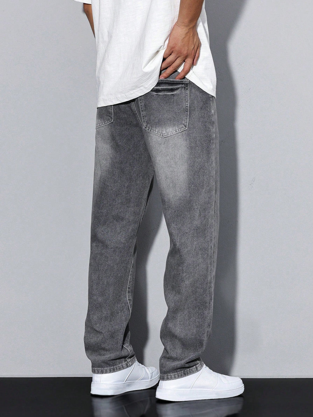 Jeans Dritti da Uomo Vestibilita Comoda — foto 4
