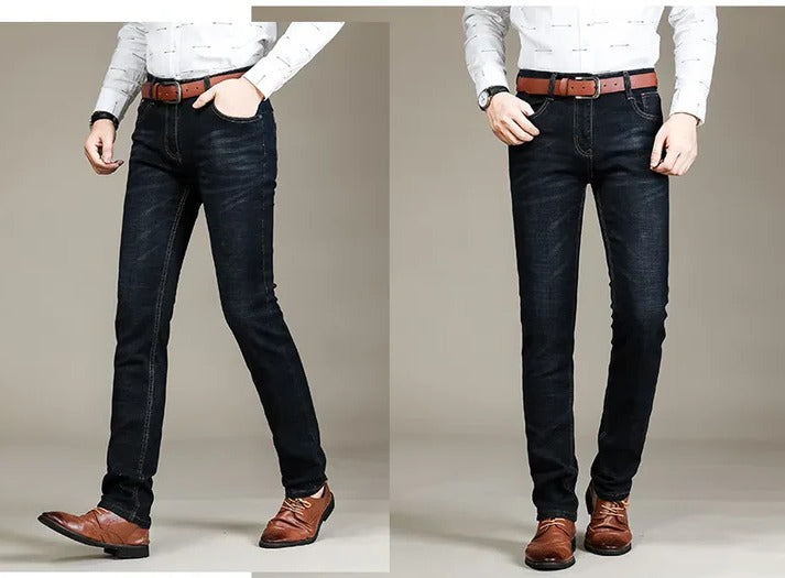 Jeans Slim Elasticizzati da Uomo a Vita Regolare — foto 10
