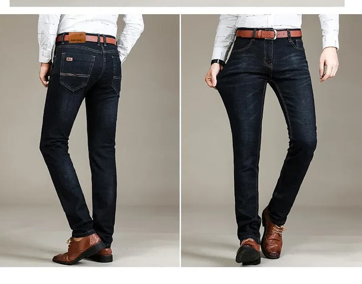 Jeans Slim Elasticizzati da Uomo a Vita Regolare — foto 11