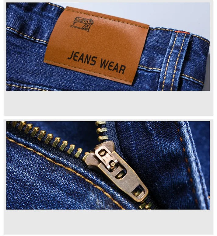 Jeans Slim Elasticizzati da Uomo a Vita Regolare — foto 13
