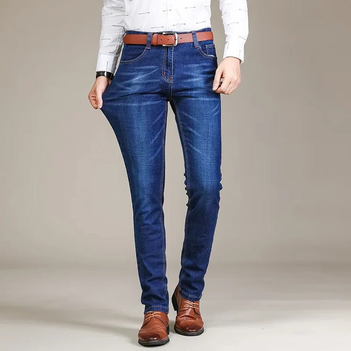 Jeans Slim Elasticizzati da Uomo a Vita Regolare — foto 2