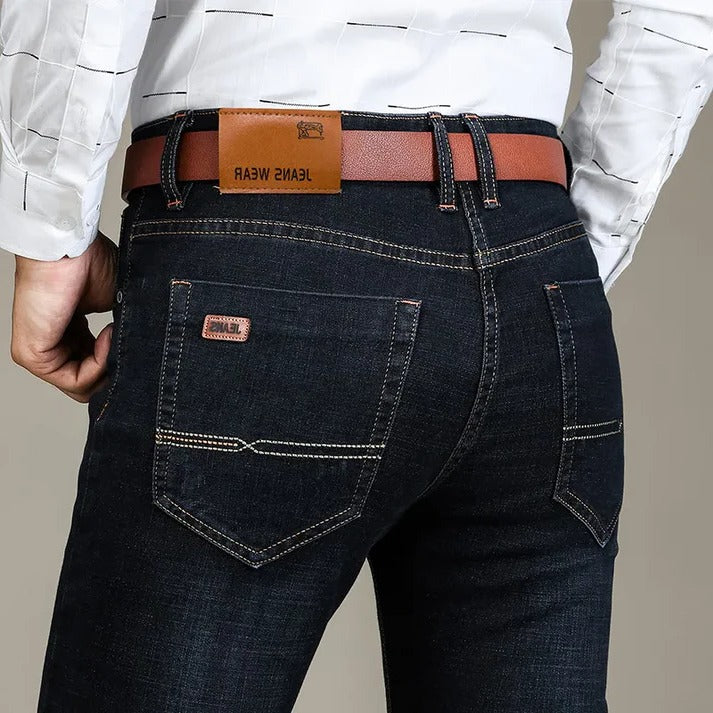 Jeans Slim Elasticizzati da Uomo a Vita Regolare — foto 4