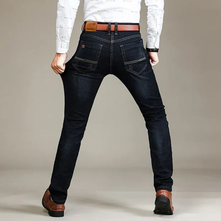 Jeans Slim Elasticizzati da Uomo a Vita Regolare — foto 5