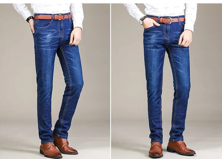 Jeans Slim Elasticizzati da Uomo a Vita Regolare — foto 8