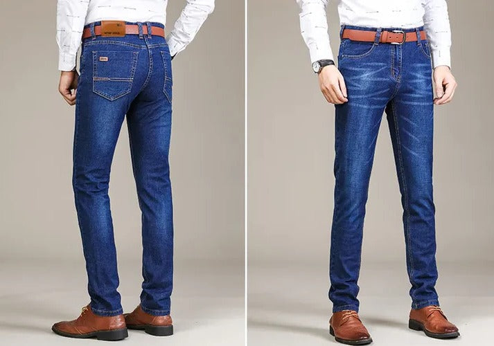 Jeans Slim Elasticizzati da Uomo a Vita Regolare — foto 9