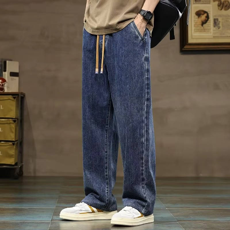 Jeans da Uomo con Coulisse in Vita Elasticizzata