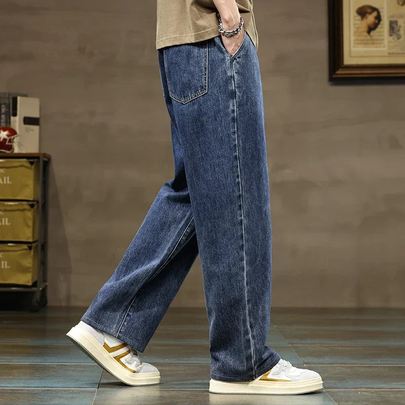 Jeans Wide Leg da Uomo con Coulisse Elastica — foto 3