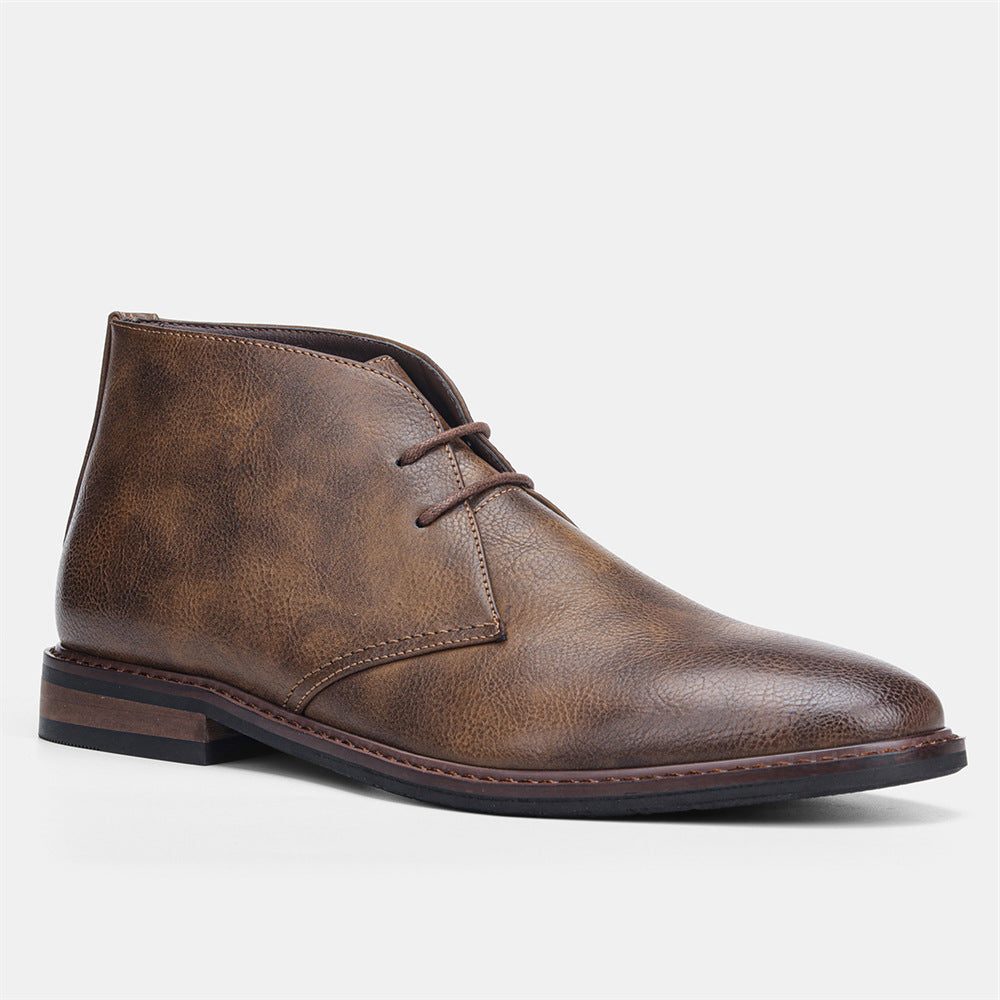 Stivaletti Chukka in Pelle da Uomo Versatili