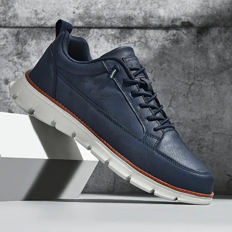 Sneaker in Pelle da Uomo Suola Chunky