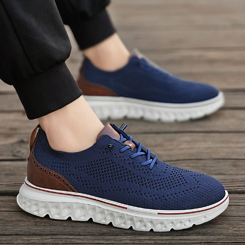 Sneakers da Uomo con Dettagli in Pelle — foto 6