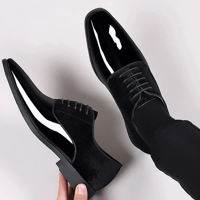 Scarpe Stringate Oxford da Uomo Bicolore — foto 2
