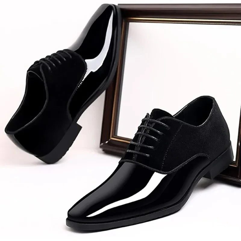 Scarpe Stringate Oxford da Uomo Bicolore — foto 4
