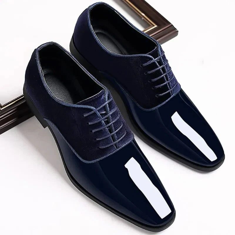Scarpe Stringate Oxford da Uomo Bicolore — foto 5