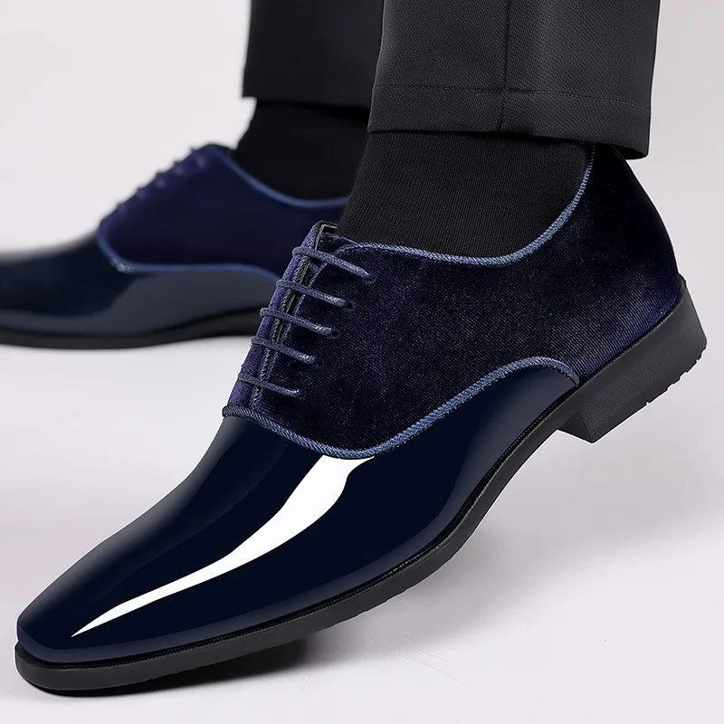 Scarpe Stringate Oxford da Uomo Bicolore — foto 8