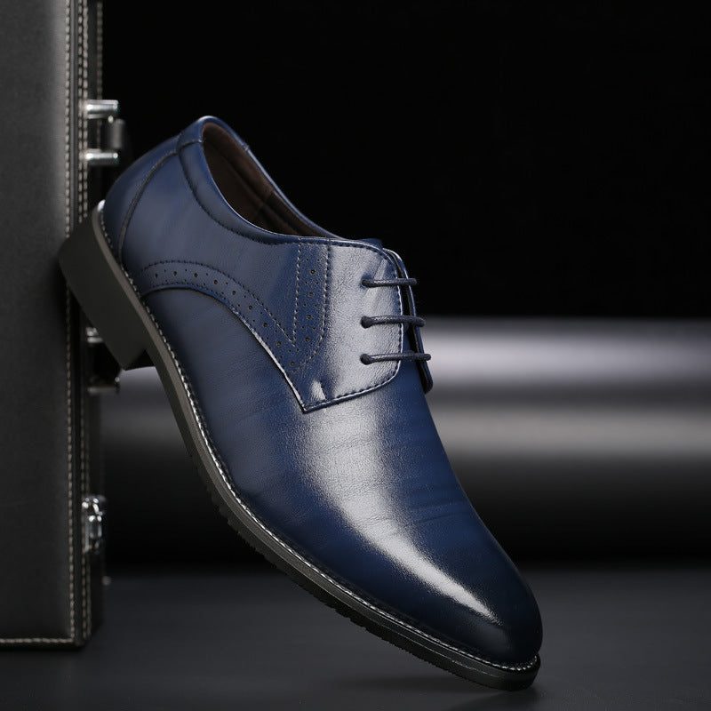 Scarpe Eleganti da Uomo Allacciate Punta Stretta — foto 3