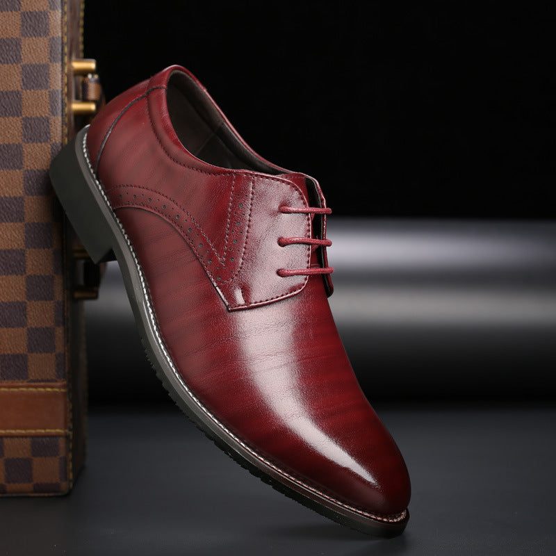 Scarpe Eleganti da Uomo Allacciate Punta Stretta — foto 5