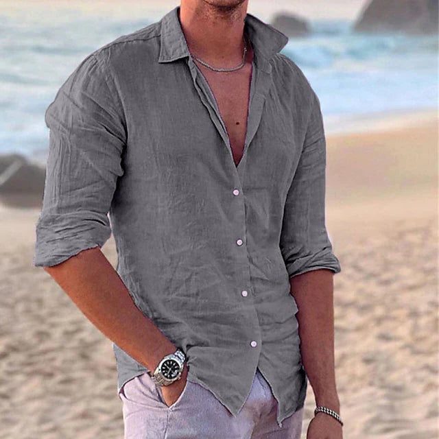 Camicia Button-Down da Uomo Vestibilità Rilassata — foto 10