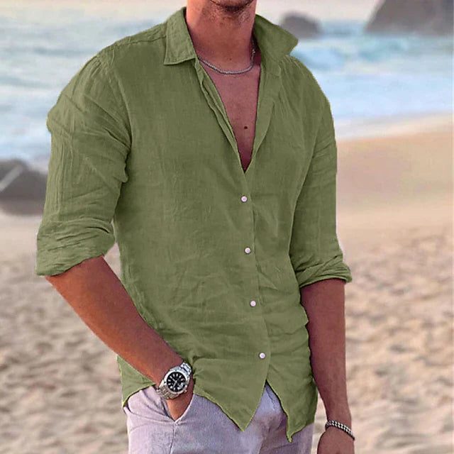 Camicia Button-Down da Uomo Vestibilità Rilassata — foto 12