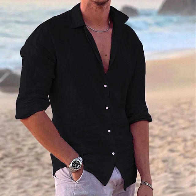 Camicia Button-Down da Uomo Vestibilità Rilassata — foto 13